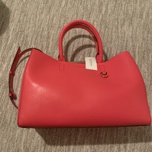 Banana Republic pink leather bag